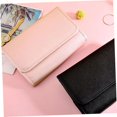 thumbnail image 3 of Storage Bags, Travel Jewelry Case Organizer, Pu Leather Small Lightweight Roll Foldable Jewelry Bag to Save You Maximum Bag Space, Which is Comfortable to Hold and Easy to Carry, Pink, 3 of 7