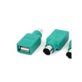 thumbnail image 2 of Unique Bargains PS/2 to USB Female Adapter Converter Connector Green 3Pcs for Keyboard Mouse, 2 of 2