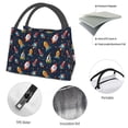 thumbnail image 4 of Fuzoiu Spaceships and Stars Print Portable Insulation Lunch Bag,Large Lunch Box,Container Reusable Leakproof Tote for Work, Travel, and Outdoor Activities, 4 of 6