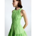 thumbnail image 5 of Free Assembly Women's and Women's Plus Smocked Cotton Drop Waist Mini Dress, Sizes XS-4X, 5 of 6