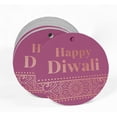 thumbnail image 2 of Inkdotpot Rose Gold Foil Paper Hang Tag Happy Diwali Favor Tag 50 Piece, 2 of 7