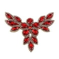 thumbnail image 2 of Apliques de imitación de cristal Hugo 1 Uds rojo Coser en apliques de diamantes de imitación, 2 of 8