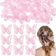 thumbnail image 1 of 30 Piezas Adornos de Encaje de Mariposa Parches Decorativos Adornos de Mariposa Bordados para Manualidades DIY Tocado de Novia Cabello (Rosa), 1 of 5