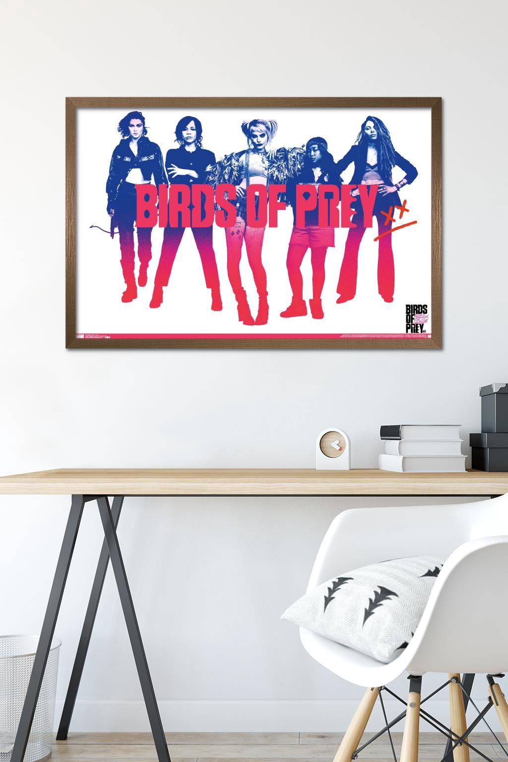 DC Comics Movie - Birds of Prey - Group Wall Poster, 22.375" x 34", Framed