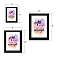 thumbnail image 7 of All You Are is Enough, Black Frame 7x5 Decorative Wall Plaque (Full Color) | Positive Affirmation Inspiration Décor, 7 of 7