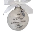thumbnail image 1 of Matsuzay Bola de plumas Ángel en adorno conmemorativo signo decoraciones conmemorativas para papá mamá decoración familiar bola Navidad decoración Decoración del hogar papá Matsuzay HA003103-01, 1 of 6