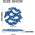 thumbnail image 2 of Car Coasters 4 Pack Stone Car Cup Holder Cute Whales Blue Absorbent Drink Car Coaster Ceramic Set Small 2.56 inch Cup Coasters, 2 of 6