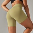 thumbnail image 3 of Pantalones cortos de Yoga para correr para mujer, pantalones cortos de deporte y entrenamiento con realce para mujer, ropa de gimnasio, mallas sin costuras, mallas femeninas, ropa deportiva, 3 of 5