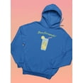 thumbnail image 3 of Buon Ferragosto Cool Drink Hoodie Women -Image by Shutterstock, Female Medium, 3 of 4