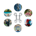 thumbnail image 4 of 30 Pieces Double Ended Bolt Snaps Hooks, 2.7 Inch Heavy Zinc Alloy Trigger Clips Metal Chain Clips Key Holder, 4 of 5