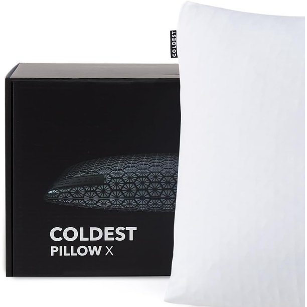 Coldest Pillow X Cooling Sleep Pillow for Neck and Shoulder Pain