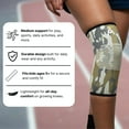 thumbnail image 5 of Kids Knee Brace Sleeve – Youth Knee Compression Support for Children | Knee Pain Relief & Sports Use – Boys & Girls Sizes for Basketball, Gymnastics, & Everyday Wear (1, Green Camouflage, Small), 5 of 8