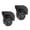 W082 small black, variant on 1 Pair Heavy Duty Luggage Wheel Replacement Trolley Casters 360 Degree Swivel