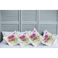 thumbnail image 2 of Ambesonne Flower Throw Pillow Cover 4 Pack, Blooming Orchid Pastel, 24", Multicolor, 2 of 5
