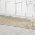 thumbnail image 2 of mDesign Bathroom Cotton Rectangular Rug, Long Runner, 60" x 21" - Natural, 2 of 6