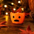 thumbnail image 3 of Halloween Decorations Pumpkin Candle Light Decoration Prop, Flameless Pumpkin Candle Decor for Halloween Parties, Festive Fall Decorations for Home, Easy to Place Anywhere, 3 of 7