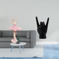 thumbnail image 2 of Estatua de la bailarina,Estatua de niña de ballet Escultura de niña de resina Artesanía,Figura de bailarina para decoración de escritorio,Estatua del gesto de la roca,Estatuas y figuras de, 2 of 8