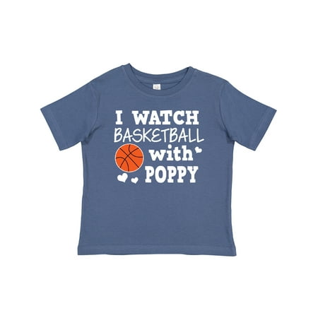 

Inktastic I Watch Basketball with Poppy Gift Baby Boy T-Shirt