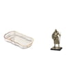 thumbnail image 1 of Elegante Bandeja Para Alimentos Y Cosméticos Con Adorno De Escultura De Caballero Europeo Para Tocador De Baño, Entrada, Sala De Estar Y Decoración Del Hogar., 1 of 8