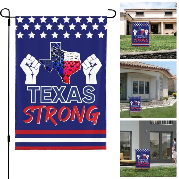 Outdoor Decorative Garden Flag With Country Flood Design For Seasonal Yard Art In Polyester Flagpole Ready Outdoor Décor