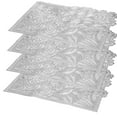thumbnail image 1 of Chantilly rectangulaire Set de table vinyle doré 45x30 cm Lot de 4, 1 of 2