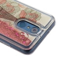 thumbnail image 3 of Kaleidio Case For LG Q7, Q7+ Plus [Quicksand Glitter] TPU Gel Slim Hybrid Skin Cover w/ Overbrawn Prying Tool [Liquid Eiffel Tower & Rose Gold Stars], 3 of 6
