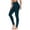Green-07, variant on REALiKUN Women's Comfort Stretch Soft Solid Print High Waist Band Active Yoga Pants Leggings