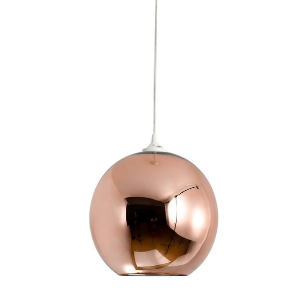Mirror Ball Pendant Lamp, Copper