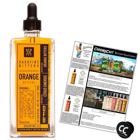 Dashfire Orange Cocktail Bitters, 100ml./btl.