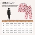 thumbnail image 4 of Honeii Watermelon Ice Cream print Women's Pajama Sets Long Sleeve Button Down Sleepwear Nightwear Soft Pjs Lounge Sets-XX-Large, 4 of 7