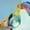Blue/Yellow/Orange, variant on Claire Chandler Northbound Canvas Print