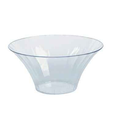 Med Plastic Flared Bowls (3Pc) - Party Supplies - 3 Pieces