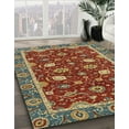 thumbnail image 2 of Ahgly Company Indoor Rectangle Abstract Copper Green Oriental Area Rugs, 4' x 6', 2 of 6