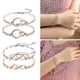 thumbnail image 2 of Pulsera de moda para regalo del día de Navidad "no es hermana de sangre, sino hermana de corazón", 2 of 5