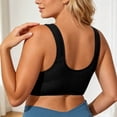 thumbnail image 3 of MDUKONU Bra for Senior Women, Front Closure Bras for Older Women, 2026 Full Coverage No Underwire Bra Size: 90D Black, 3 of 4