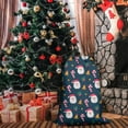 thumbnail image 4 of Christmas Sack – 28" X 20" Canvas Gift Bag with Drawstring, Full Print Polyester Santa Sack, Durable Reusable Xmas Gift Bag for Holiday, Party & Storage, 4 of 5