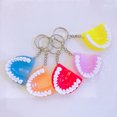thumbnail image 4 of Llavero con dentadura postiza, llavero creativo con dentadura postiza, pendientes de resina con accesorios para colgar, regalo, 4 of 6