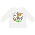 thumbnail image 3 of Inktastic Id Rather Be Hanging with my Mimi- Cute Sloths Boys or Girls Long Sleeve Toddler T-Shirt, 3 of 5