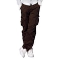 thumbnail image 1 of Pantalones Cargo Match XL 34 Marrón Algodón Resistente Ajuste, 1 of 6