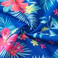 thumbnail image 5 of Xfvqtps Child Girls One Piece Swimsuit Long Sleeve Front Zipper Sun Protection Quick Dry Flower Print Colorful Stretchy Beach Summer Bathing Suits Swimwear for 4-12 Years Blue-02, 5 of 10