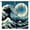 Japan Wave-07, variant on Summer Japan Wave Curtain,Kids Japanese Anime Sea Waves Nautical Adventure Themed Blackout Window Treatments,for Child Classroom Living Room Bedroom Kitchen Cafe Farmhouse 84" W X 84" L
