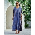 thumbnail image 5 of Sunforyou Kaftan Dresses for Women Plus Size Swimsuit Cover up Caftans Vneck Moo moo Dresses Loose Loungewear, 5 of 5