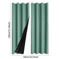 thumbnail image 3 of 2 Panels Grommet Blackout Curtain for Living Room Doorway, Light Blocking Drapes, Thermal Insulated, Noise Reduction, 20 Inches Wide x 51 Inches Long, 3 of 5
