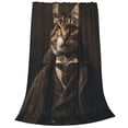 thumbnail image 2 of Fotbe Victorian Gentle Cat Manta de Franela Acolchonada con Estampado, Súper Suave y Esponjosa, Extra Grande para Sofá, Cama, Uso Todo el Año-40"x30", 2 of 7