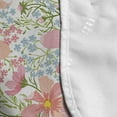 thumbnail image 4 of Garden Art Microwave Oven Cover, Botanical Romantic Flowers and Herbs in Pastel Colors on Off White Background, Water Resistant Organizer with Pockets for Kitchen, 36" x 12", Multicolor, by Ambesonne, 4 of 4