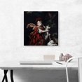 thumbnail image 2 of ARTCANVAS Portrait Of Young Boy Together Goat Dog In Landscape Canvas Art Print by Nicolaes Maes - Size: 18" x 18" (0.75" Deep), 2 of 9