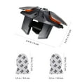 thumbnail image 4 of 1 Set Mobile Game Triggers with Gloves Mobile Game Controllers Sensitive Controllers with Charging Cable, 4 of 7