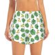 thumbnail image 2 of Balery Frogs And Tropical Leaves Pantalones cortos deportivos para mujer con forro y dos bolsillos, elásticos, para entrenamiento, gimnasio, yoga-XX-Large, 2 of 7