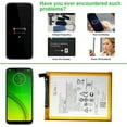 thumbnail image 4 of Replacement Battery JK50 Compatible For Moto G Power 2021 G7 Power XT1955 For Moto One Power XT1942 with Tools(2PCS), 4 of 10