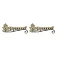 thumbnail image 1 of Ounissouiy Retro Menorah Candelabrum Religions 9 Branch Candle Centerpiece Table Holder Tipo 1 2piezas, 1 of 1